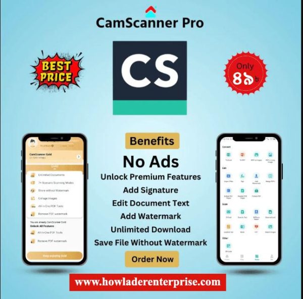  CamScanner Pro লাইফটাম মাত্র ৪৯ টাকায়